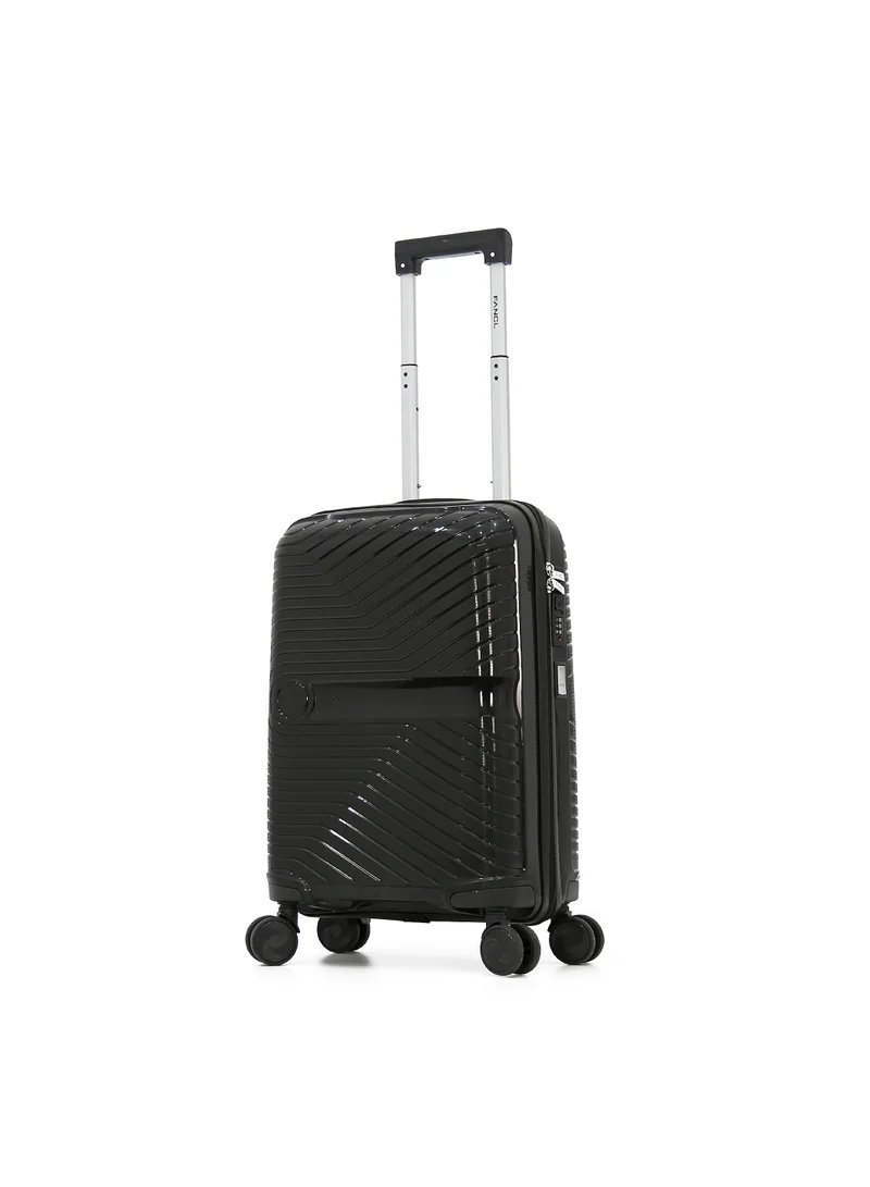 فانكل FANCL-Hardside 20 inch Carry On Luggage with USB Charging Port,Black