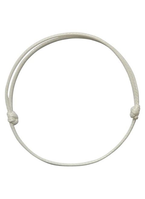 Bracelet Rope Bangle White 2mm
