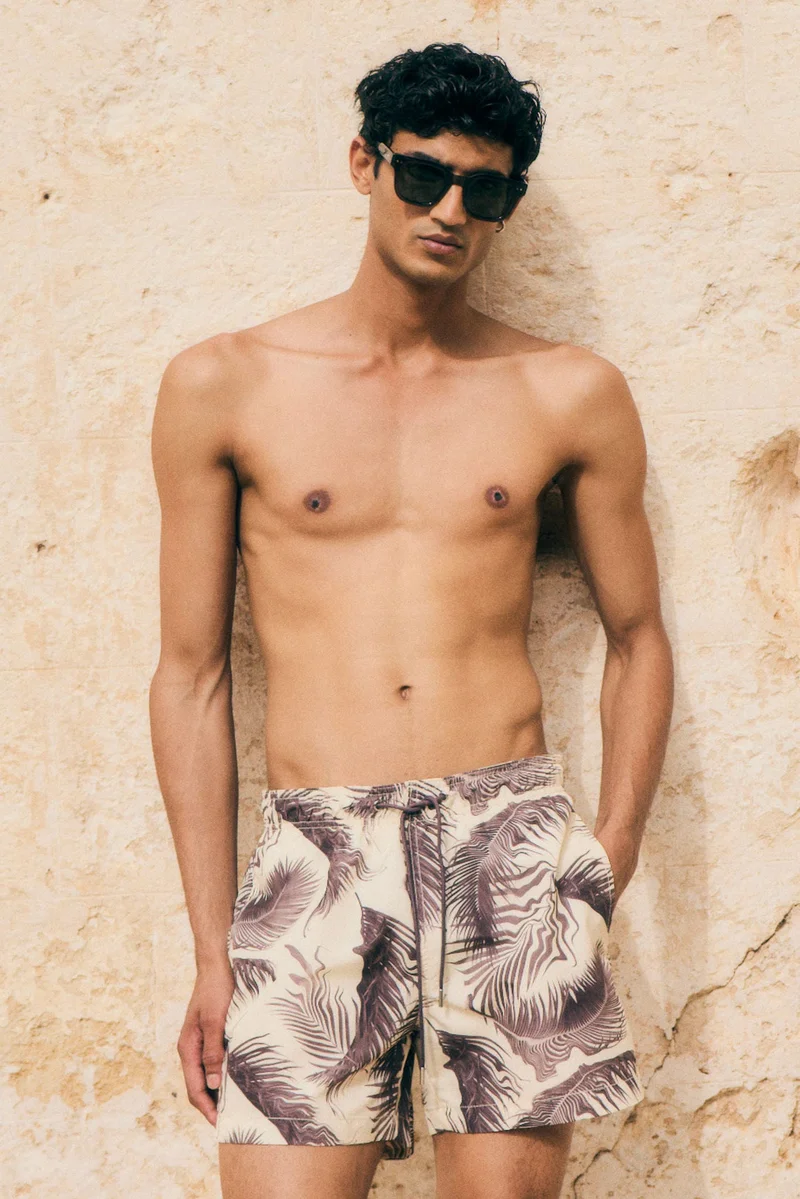 H&M Patterned swim shorts