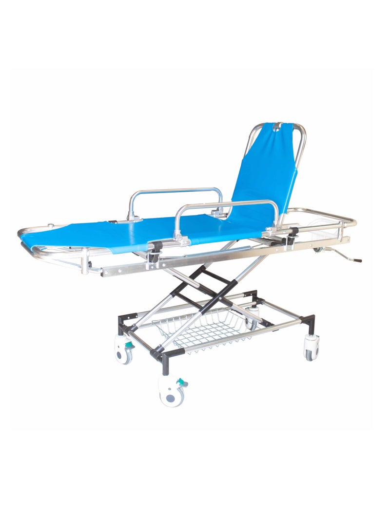 ABRONN Rescue Stretcher Aluminium Bed | Lightweight, Foldable Emergency Stretcher for Medical Professionals | Anti-Corrosion | Adjustable Patient Transport Stretcher for Hospitals, Ambulances | 160kg Load Capacity