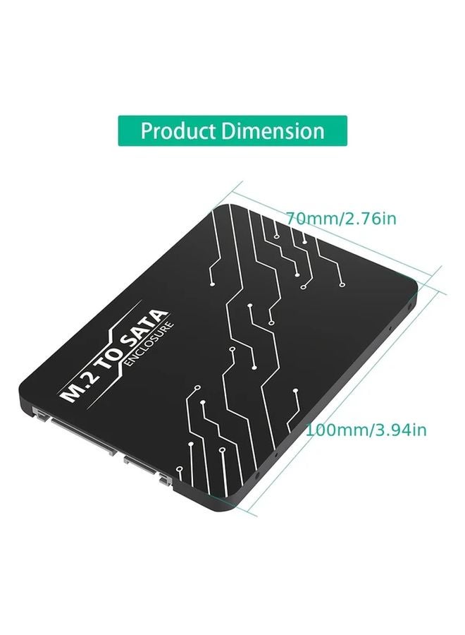 M2 to SATA3 U2 Adapter Card with Aluminum Heatsink for PCIe NVMe SSDs Desktop Laptop - Image 3