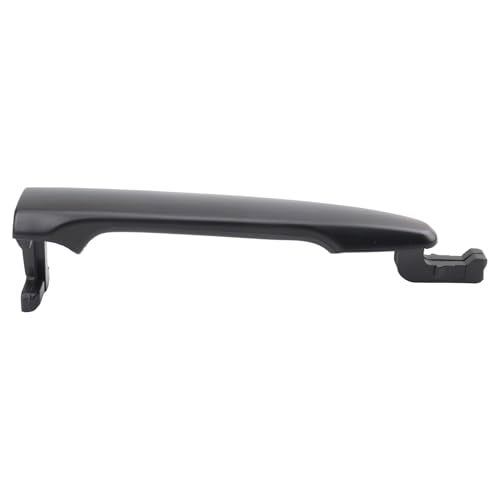 TRQ Front Left Exterior Door Handle Black Drivers Side Compatible with 2008-2017 Mitsubishi Lancer 2007-2019 Outlander 2011-2019 Outlander Sport - Image 2