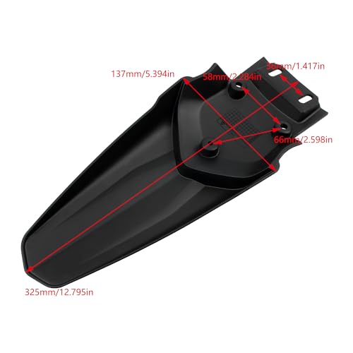 ABCERRSI Rear Fender Talaria Sting,Motorcycle Fender Mudguard Replacement for MX3 MX4 Electric Dirt Bike Ebike - Image 2