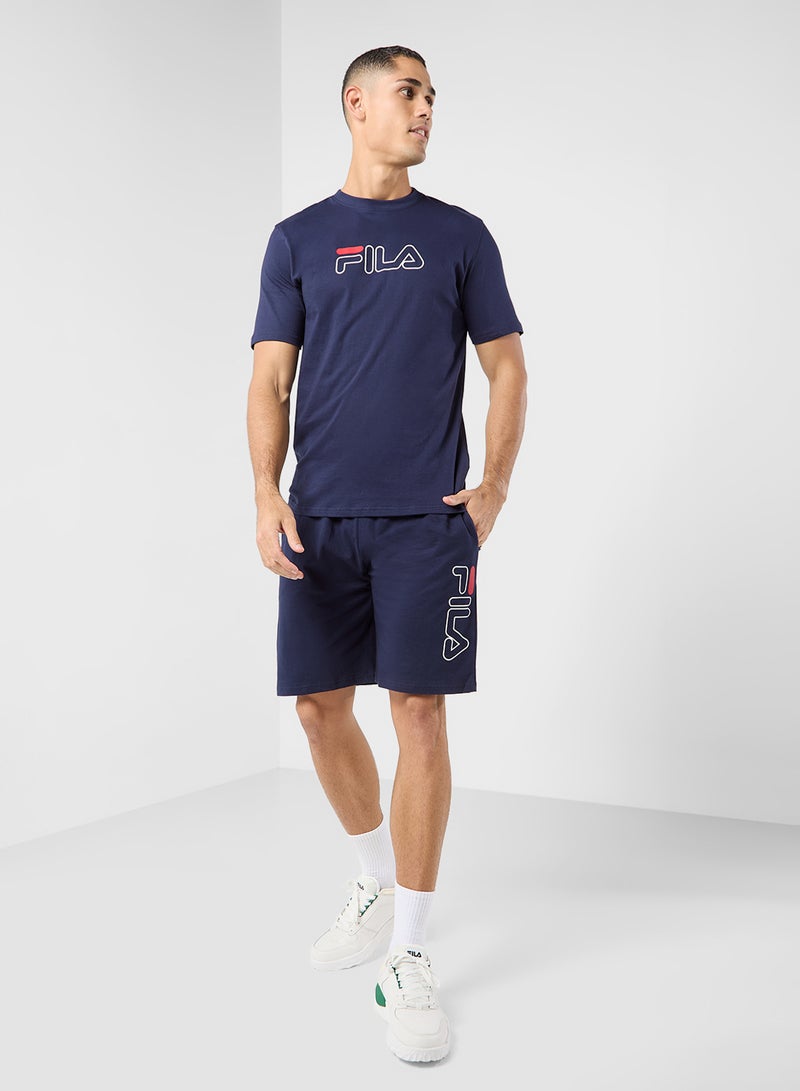 FILA Graphic T-Shirts And Shorts Sets  - Image 1