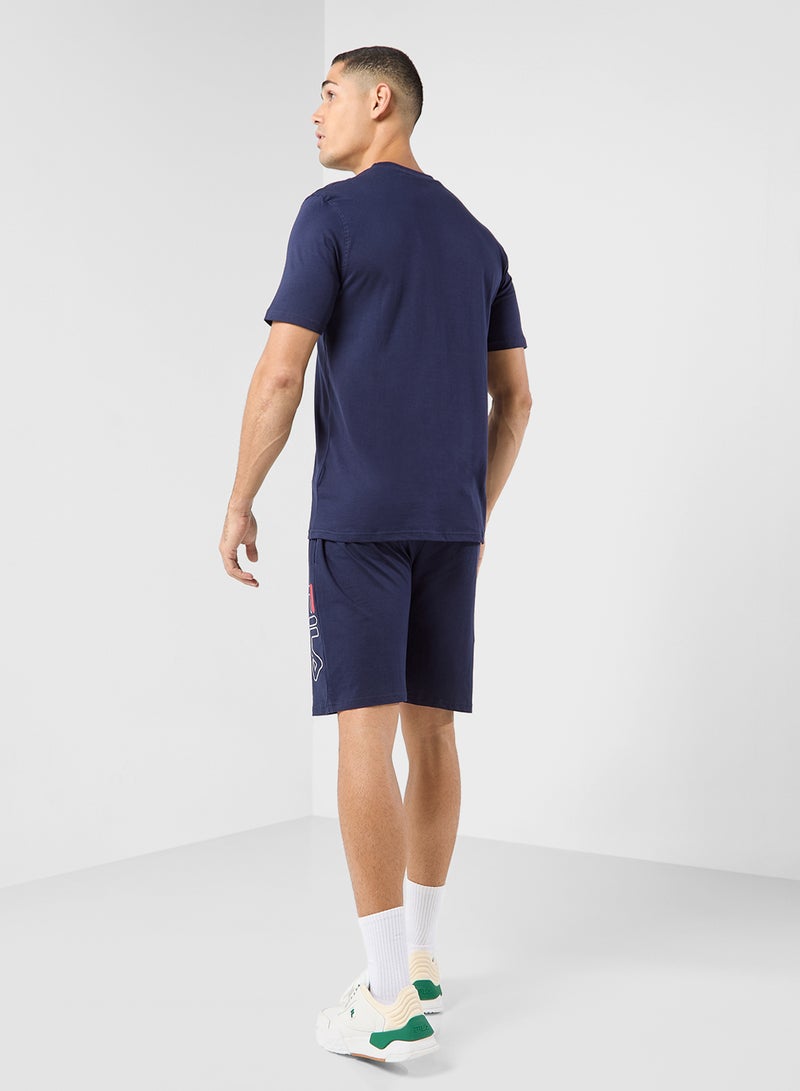 FILA Graphic T-Shirts And Shorts Sets  - Image 2
