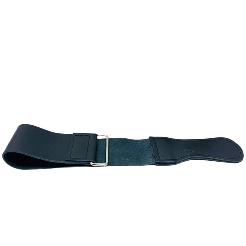 G.B.S Premium Leather Strop for Honing Sharpening Shaving Straight Razors, Kitchen Cutlery, Hunting Knife Edge Blade, Fish Knives (Black) - Image 2