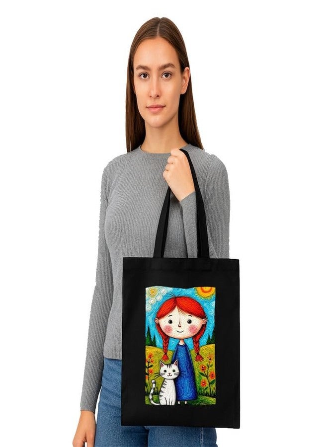 PrintingZone Printed Tote Bag For Women| Women’s Canvas Tote Bag with Pop Art Print - Image 2
