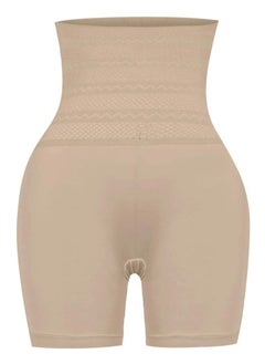 High Waisted Corset with Striped Design with Thighs