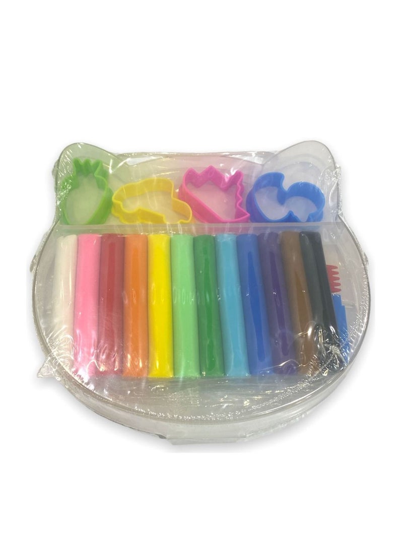 Funbo - 8-Piece Modelling Clay With Mould And Craft Tools - Image 1