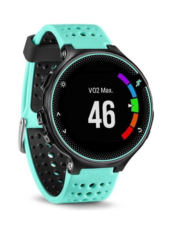 NIBEMINENT Two-Colour Replacement Strap Watchband For Garmin Forerunner 235 Mint Green/Black - Image 3