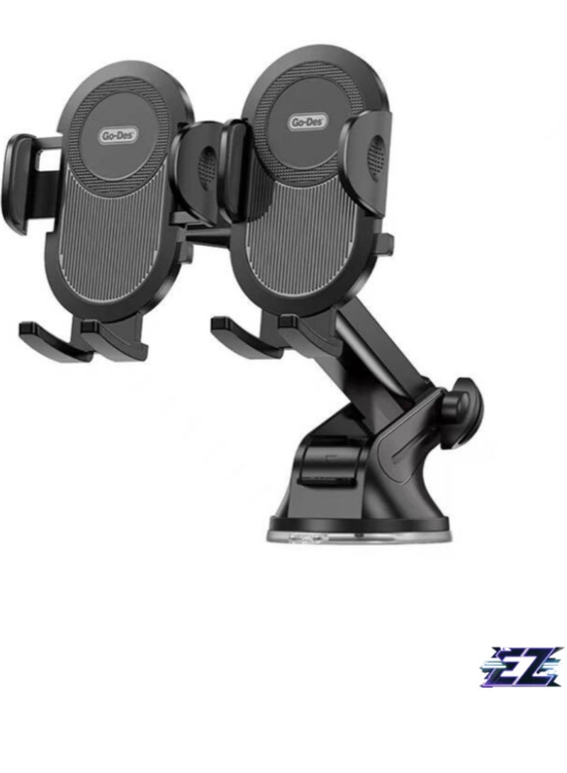 ELTRAZONE Dual Use Suction Cup Car Phone Holder – Versatile Dashboard & Windshield Mount for iPhone, Samsung, and More - Image 3