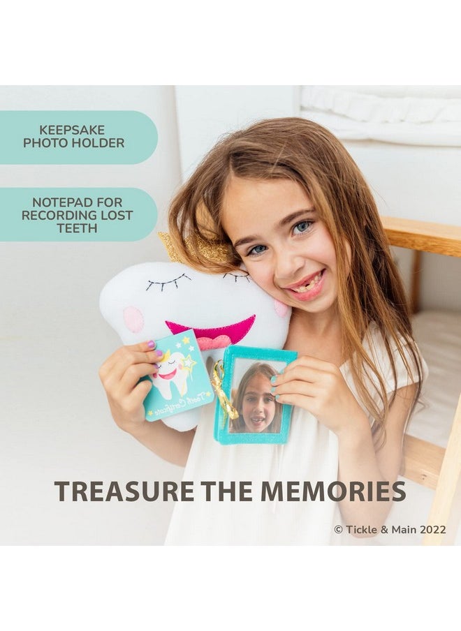 Tickle & Main Tickle & Main 3-Piece Tooth Fairy Pillow for Girls & Boys - Includes Pocket Pillow, Dear Tooth Fairy Notepad & Photo Pouch - Kit for Kids 5-10 Years Old  - Image 5