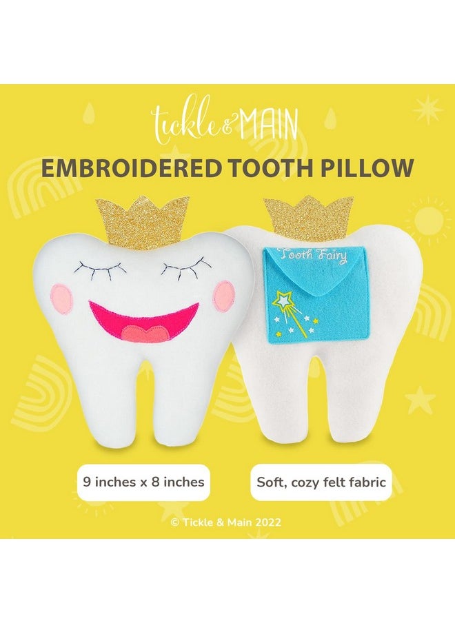 Tickle & Main Tickle & Main 3-Piece Tooth Fairy Pillow for Girls & Boys - Includes Pocket Pillow, Dear Tooth Fairy Notepad & Photo Pouch - Kit for Kids 5-10 Years Old  - Image 3