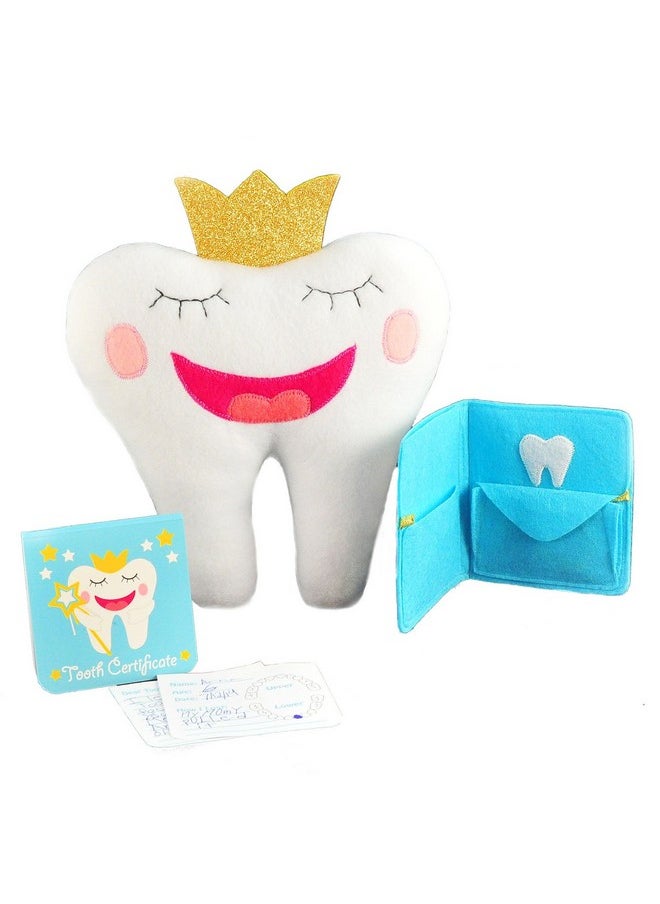 Tickle & Main Tickle & Main 3-Piece Tooth Fairy Pillow for Girls & Boys - Includes Pocket Pillow, Dear Tooth Fairy Notepad & Photo Pouch - Kit for Kids 5-10 Years Old  - Image 1