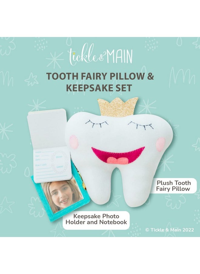Tickle & Main Tickle & Main 3-Piece Tooth Fairy Pillow for Girls & Boys - Includes Pocket Pillow, Dear Tooth Fairy Notepad & Photo Pouch - Kit for Kids 5-10 Years Old  - Image 2