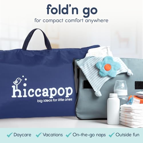 hiccapop Pack and Play Mattress Pad (38"x26"x1.25"), Playpen Pad, Portable Crib Mattress with Carry Bag, 1.25" Thick - Image 5