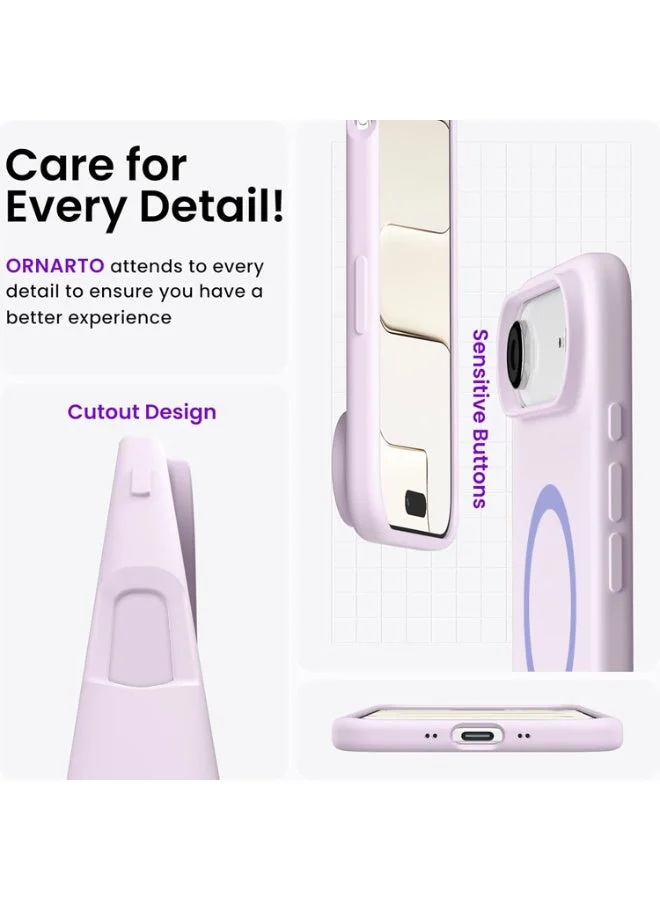 Mobcos Mobcos iPhone 17 Air Purple Elite Ring Mobcos iPhone 17 Air Purple Elite Ring Premium Silicone Magnetic Wireless Charging Case for iPhone | Silky Soft Touch | Military-Grade Shockproof Protection | Strong Magnetic Compatibility | Luxury Slim Cover  | Best Price UAE
