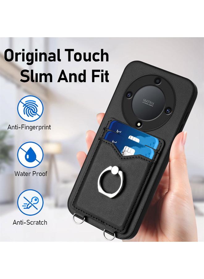 S-TOP Case For Honor X9a / Magic5 Lite R20 Ring Card Holder Phone Case - Image 5