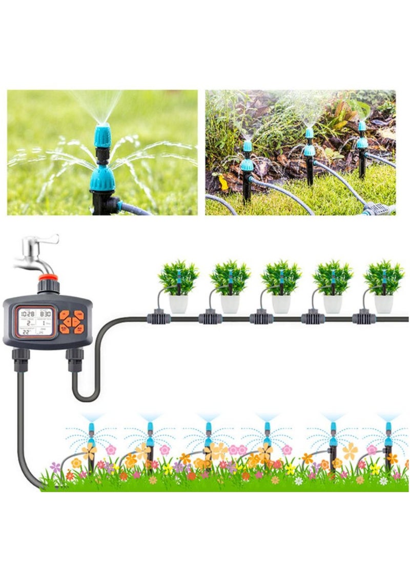 Denx - Smart Watering Sprinkler Multi-functional Controller for Outdoor Garden, Intelligent Automatic Watering System Waterproof/Rain Delay - Image 1
