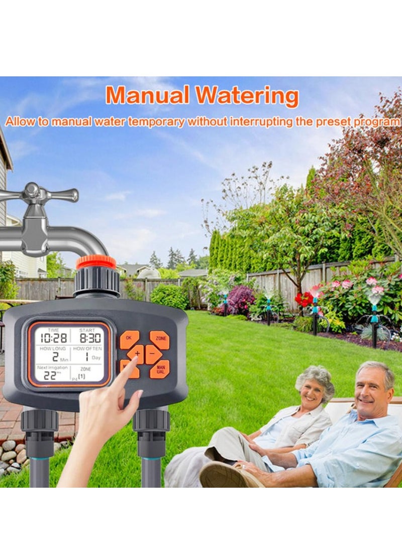 Denx - Smart Watering Sprinkler Multi-functional Controller for Outdoor Garden, Intelligent Automatic Watering System Waterproof/Rain Delay - Image 1