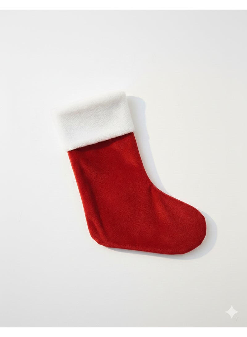 Toyland جورب عيد الميلاد الأحمر الكلاسيكي - جورب عطلة معلق
