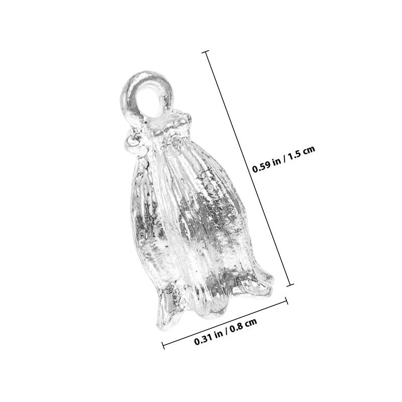 Bell Shaped Alloy Charms for DIY Jewelry Making, Sturdy and Versatile - Image 2