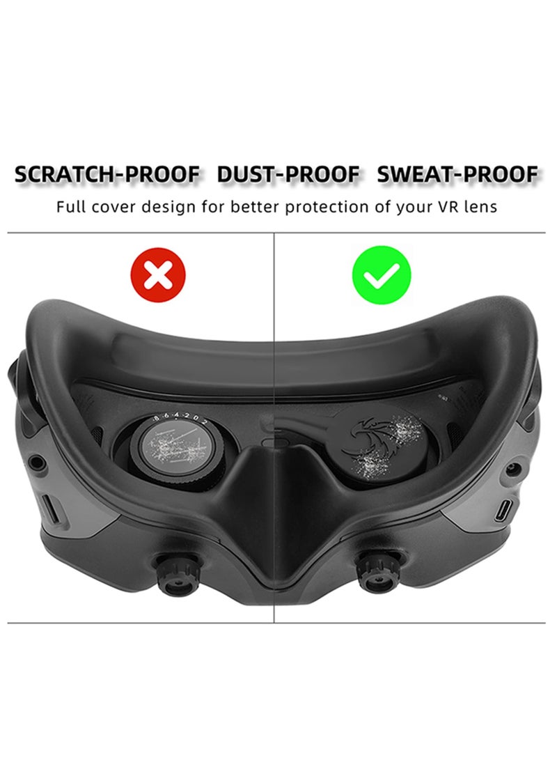 VR Lens Protector Cover Silicone Glasses Protective Cover Case Dust Cover Compatible for DJI Avata Goggles 2/Goggles 3 Accessories  - Image 3