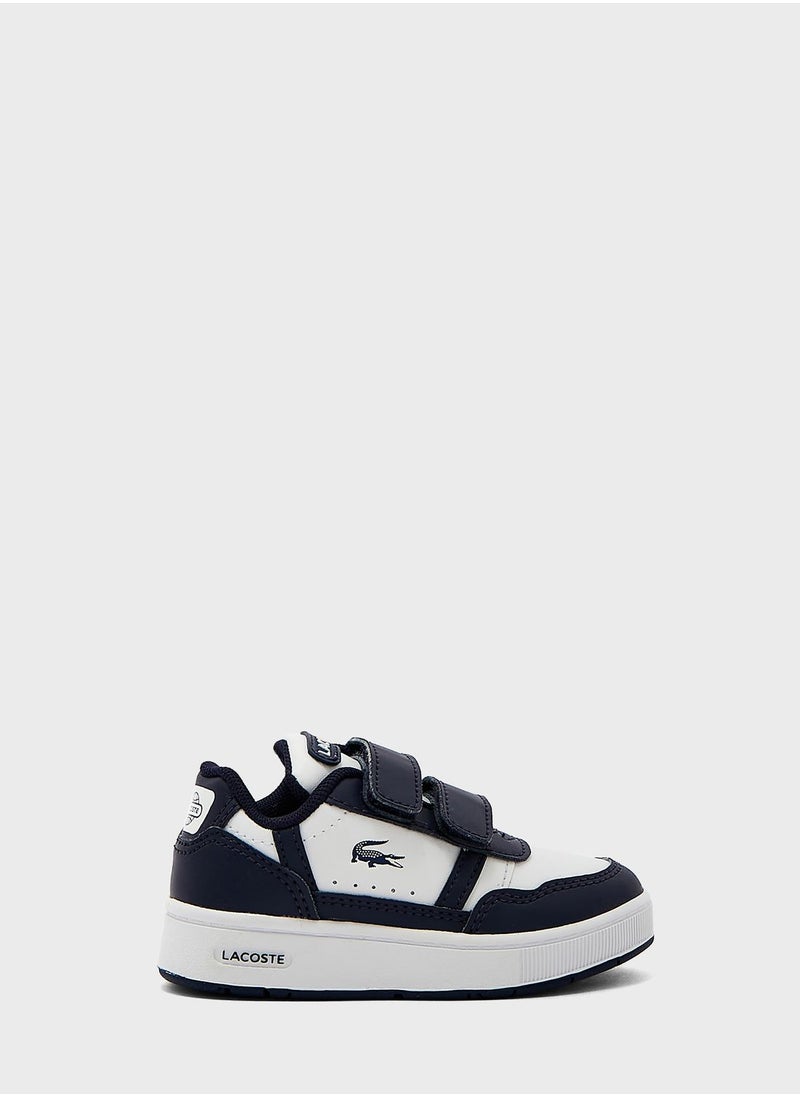 LACOSTE - Kids Lace Up Court Sneakers - Image 1