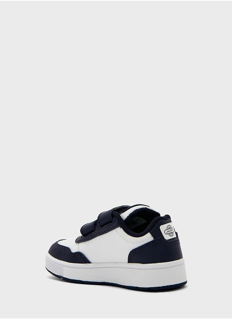 LACOSTE - Kids Lace Up Court Sneakers - Image 1