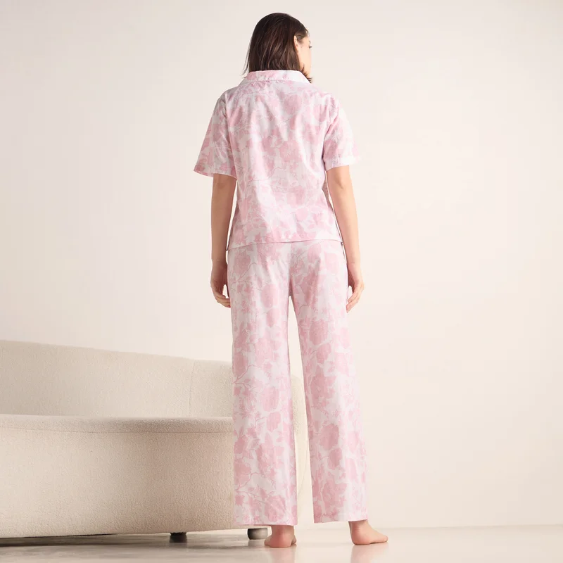 سبلاش فيڤ Printed Short Sleeves Top and Pyjama Set
