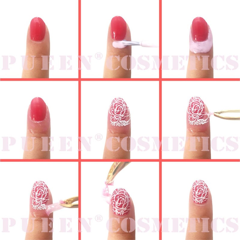 PUEEN Latex Tape Peel Off Cuticle Guard Skin Barrier Protector Nail Art Liquid Tape 15ml Pink - BH000584 - Image 5