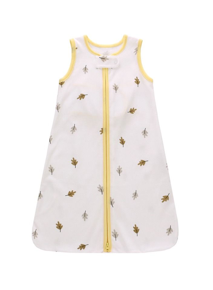 Loquat Newborn Cotton Breathable Kick Resistant Sleeveless Vest Sleeping Bag 