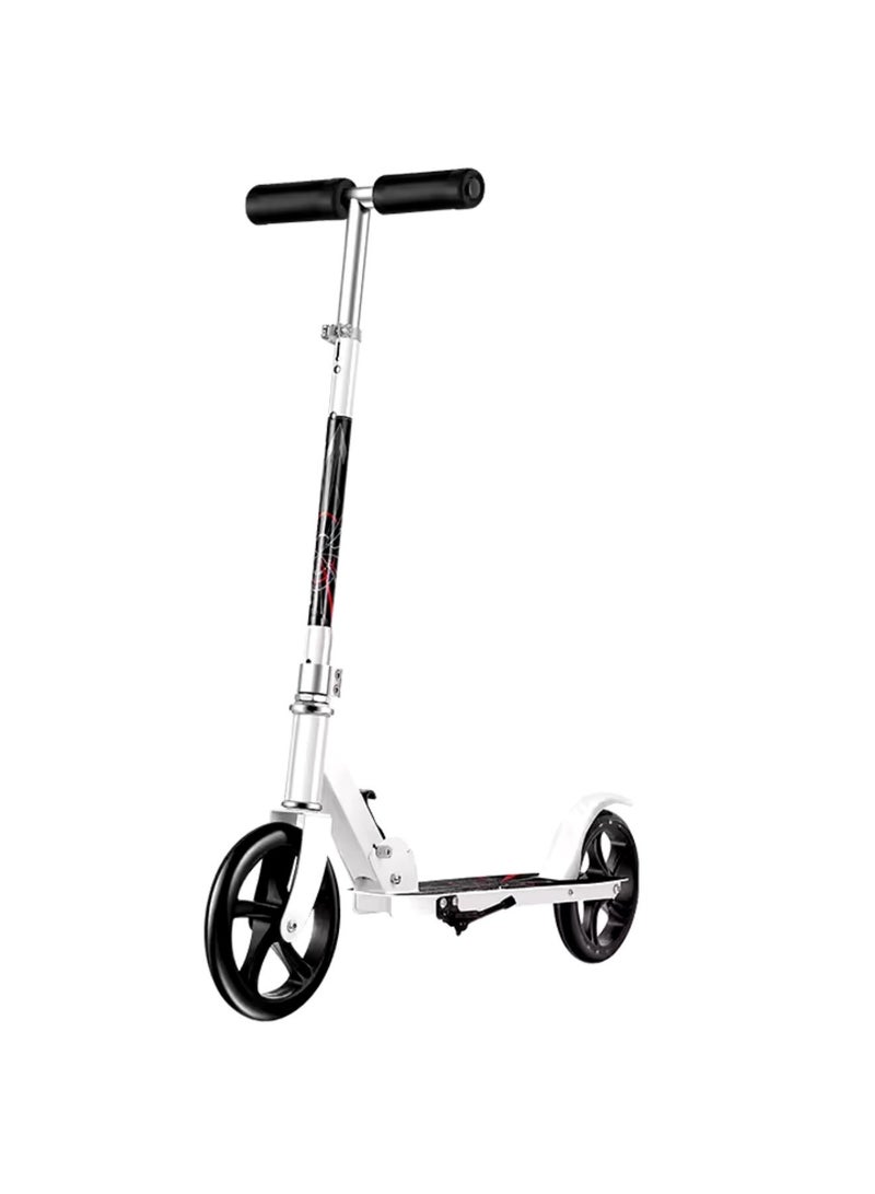 ALSAEED A Scooter for Children and Adults with Adjustable Height and Large wheels. A Smooth Ride and Foldable It Can Be Carried Anywhere. It is the Best Gift for your Child. Multi-color. - Image 5