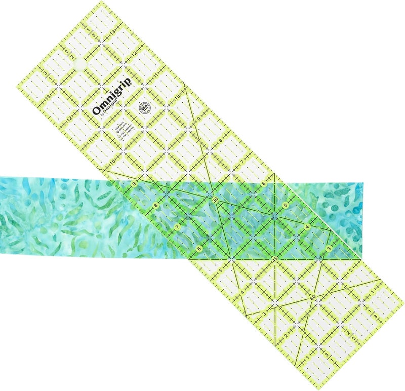 Omnigrid Non-Slip Quilting Ruler, 4" x 14" - Precision Cutting Tool for Fabric Crafting - Image 2