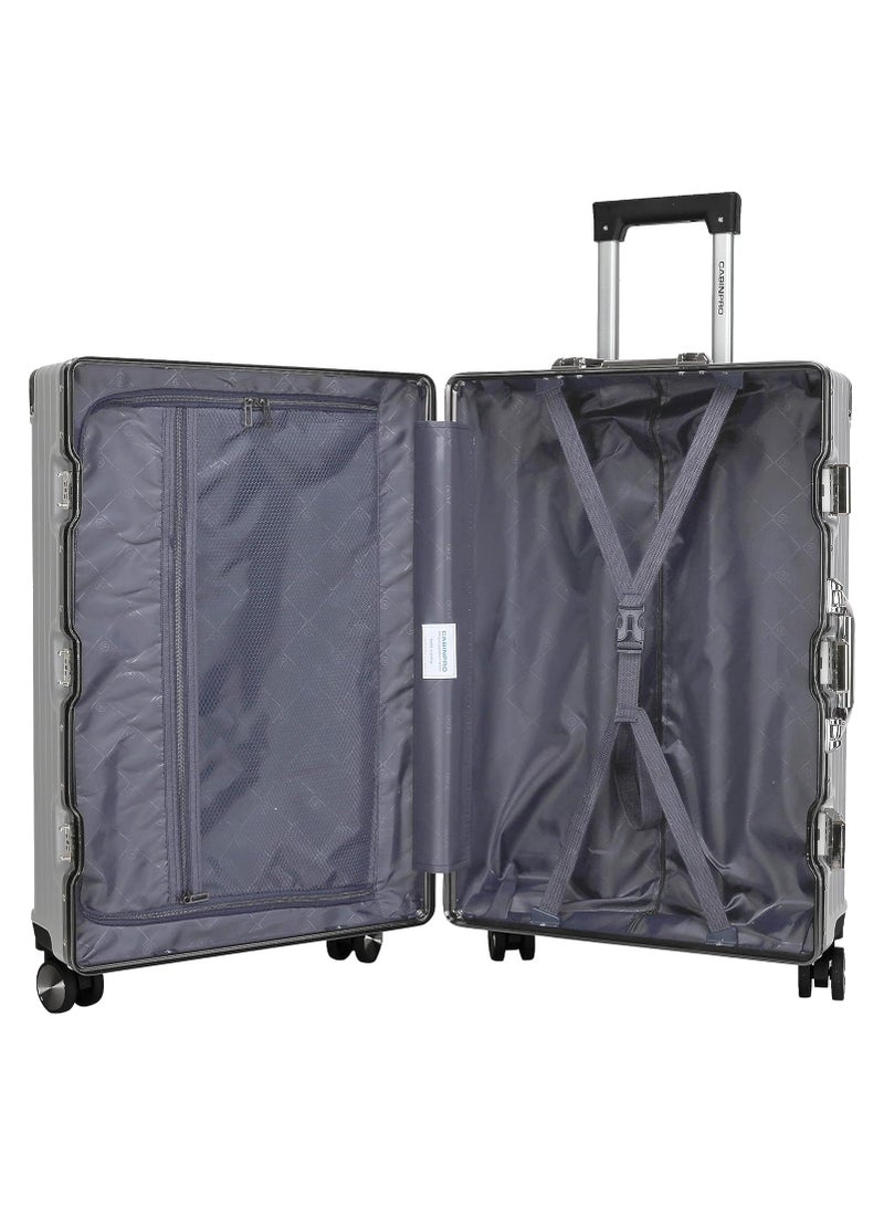 Concept أناقة عصرية مكونة من 3 قطع: مجموعة حقائب سفر معدنية فاخرة - Image 2