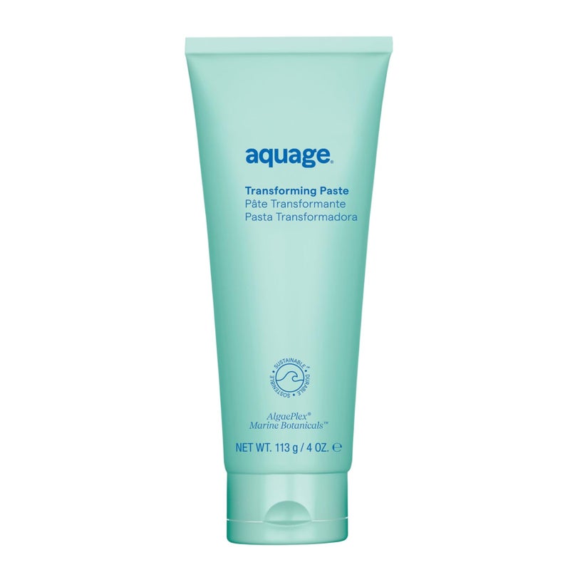 AQUAGE Transforming Paste, Ultra-Firm Hold Texturizer, Combines Flexibility of a Wax With The Hold of Hairspray, 4 oz - Image 1