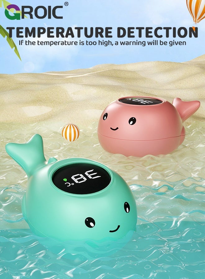 GROIC Baby Bath Bathtub Thermometer for Infant,Safety Bath Tub Water Temperature Digital Thermometer,Floating Bathing Toy,Digital Baby Thermometer for Bathtub - Image 4