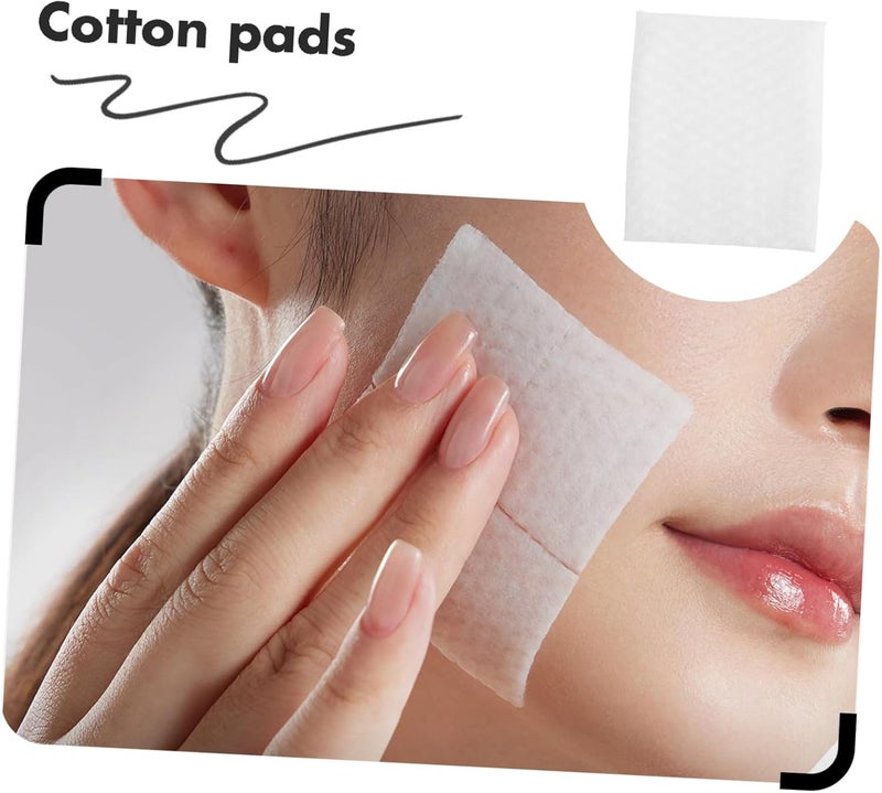 800pcs Facial Cotton Pads Japanese Washable Cotton Rounds Makeup Remover Pads for Face Non Woven Fabric Thickened Reusable Face - Image 4