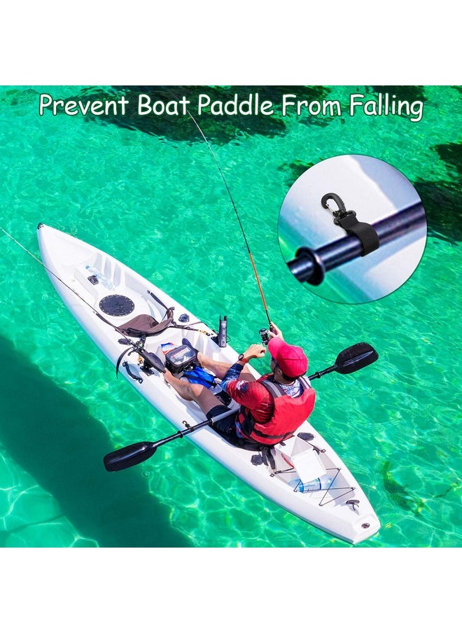 Skylety - 6 Pieces Boat Paddle Clip Kayak Paddle Keeper Kayak Paddle Storage Holder Kayak Oar Snap Clip Kayak Canoe Boat Paddle Accessories (Not Include D Ring Patch) - Image 1