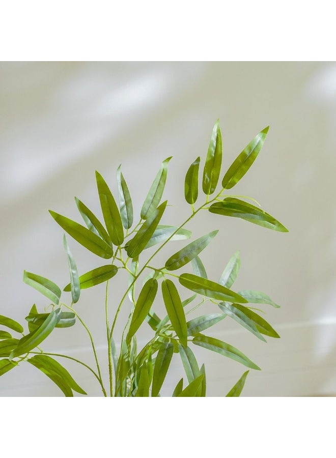 DANUBE HOME Nature Bamboo Plant | Decorative Plastic Plant Décor | Uv Resistant Faux Plants Greenery Artificial Plant For Home Garden Indoor Outdoor 90 cm - Green - Image 3
