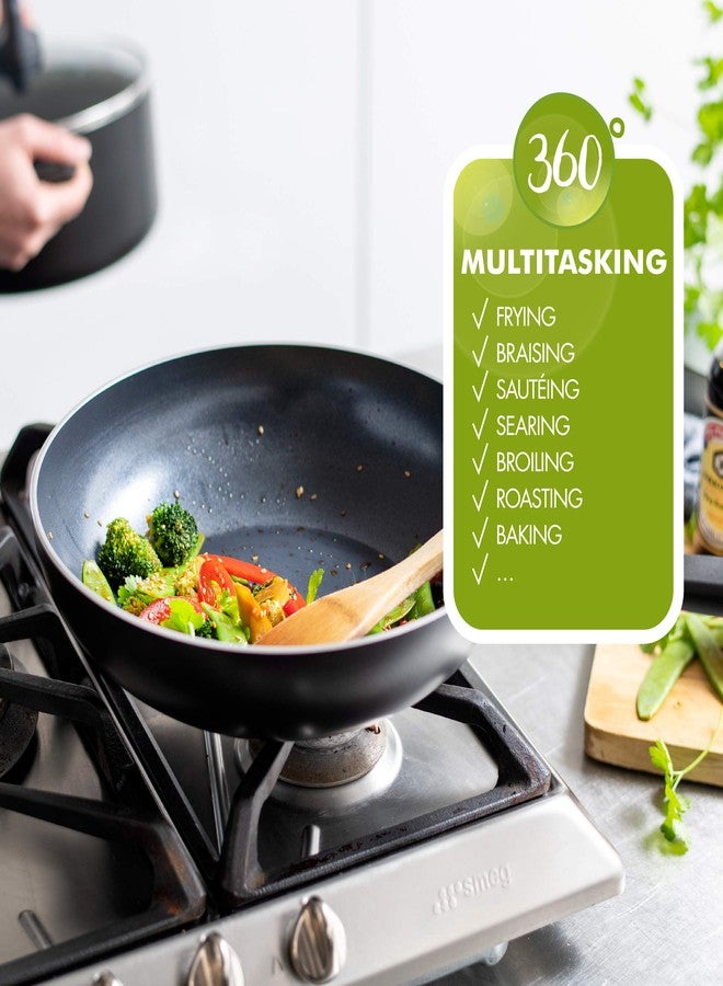 GreenPan Memphis Nonstick Frying Pan Healthy Ceramic, Black (28 CM) - Image 4