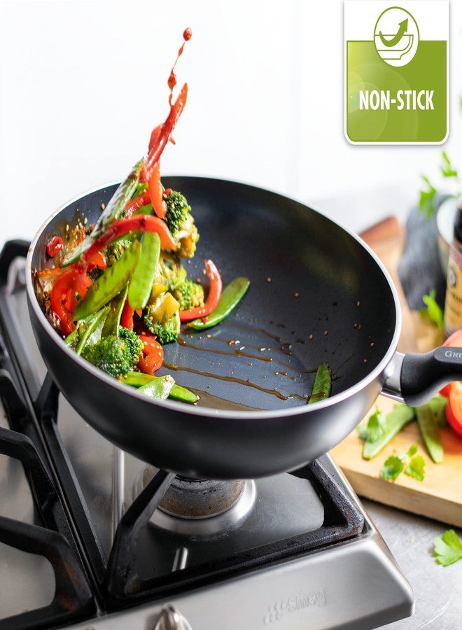GreenPan Memphis Nonstick Frying Pan Healthy Ceramic, Black (28 CM) - Image 2