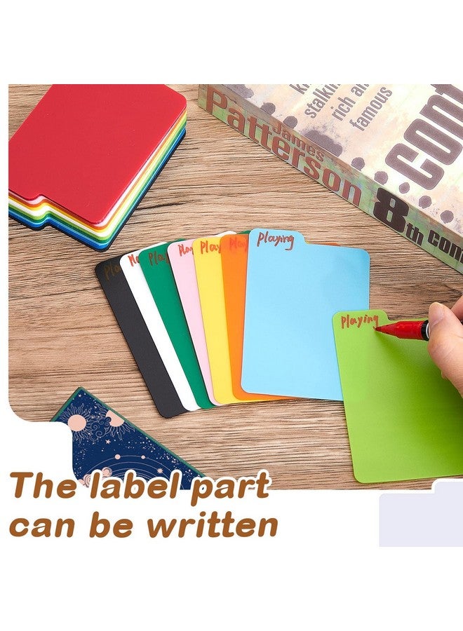 Lewtemi Card Dividers Multicolor Pp Trading Card Page Dividers Playing Separator for Office and Sports Gathering Storage Supplies, 2.6 x 3.8 Inch, 10 Colors(100 Pcs) - Image 3