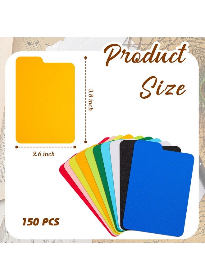 Lewtemi Card Dividers Multicolor Pp Trading Card Page Dividers Playing Separator for Office and Sports Gathering Storage Supplies, 2.6 x 3.8 Inch, 10 Colors(100 Pcs) - Image 2