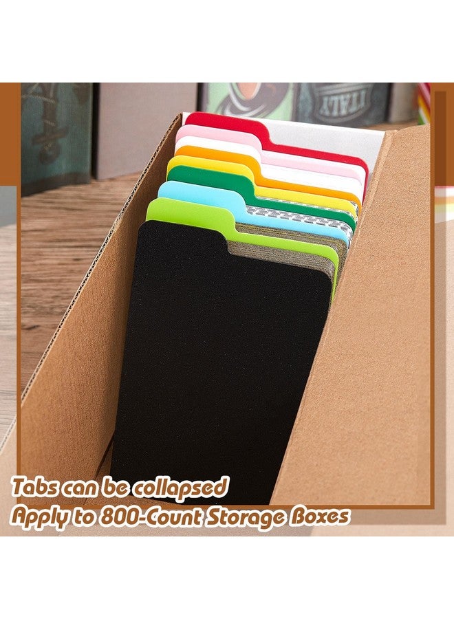 Lewtemi Card Dividers Multicolor Pp Trading Card Page Dividers Playing Separator for Office and Sports Gathering Storage Supplies, 2.6 x 3.8 Inch, 10 Colors(100 Pcs) - Image 4