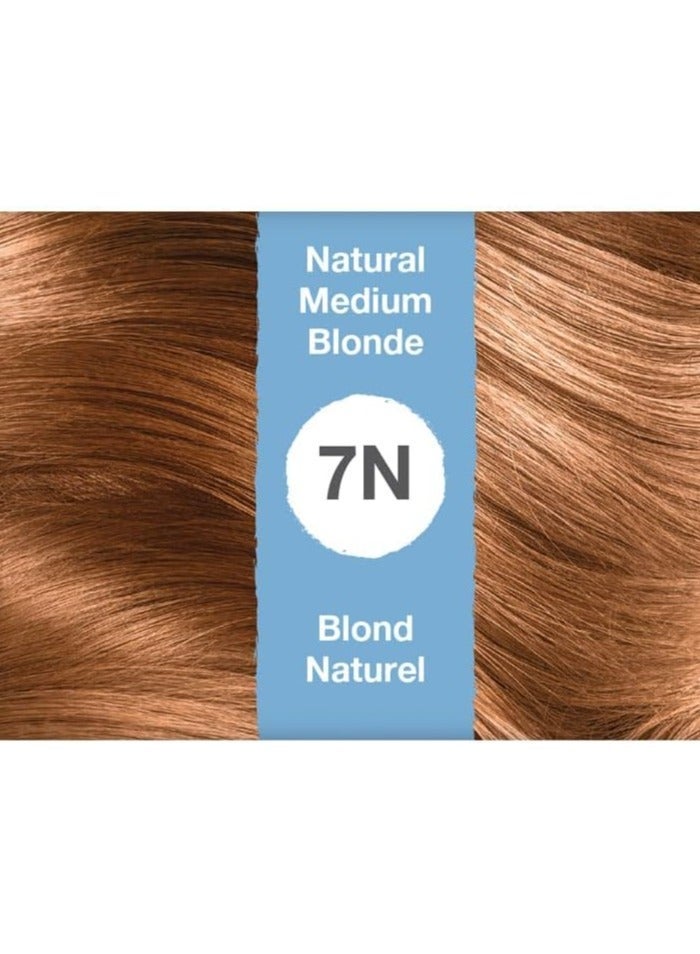 tints of nature صبغة شعر دائمة | تركيبة فريدة مسجلة ببراءة اختراع | مع 75% مكونات عضوية معتمدة | صديقة للنباتيين والنباتيات | خالية من الأمونيا والبارابين | 7N أشقر طبيعي متوسط | 130 مل - Image 4