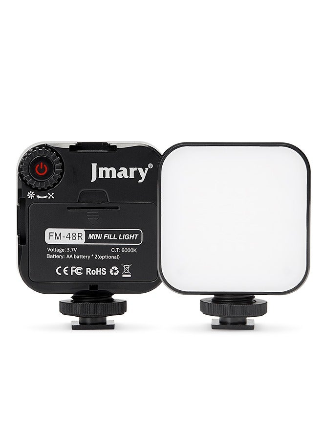DUSALA Jmary FM-48R Mini Portable Video Fill Light Black - Image 1