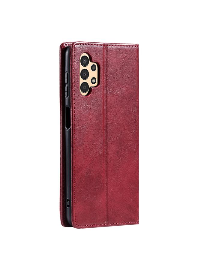 S-TOP Case For Samsung Galaxy A32 5G / M32 5G TTUDRCH RFID Retro Texture Magnetic Leather Phone Case - Image 3