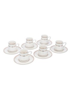 Bone China Cup & Saucer 6/6 Pcs DC2251