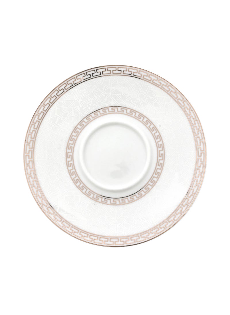 DELCASA - Bone China Cup & Saucer 6/6 Pcs DC2251 - Image 1